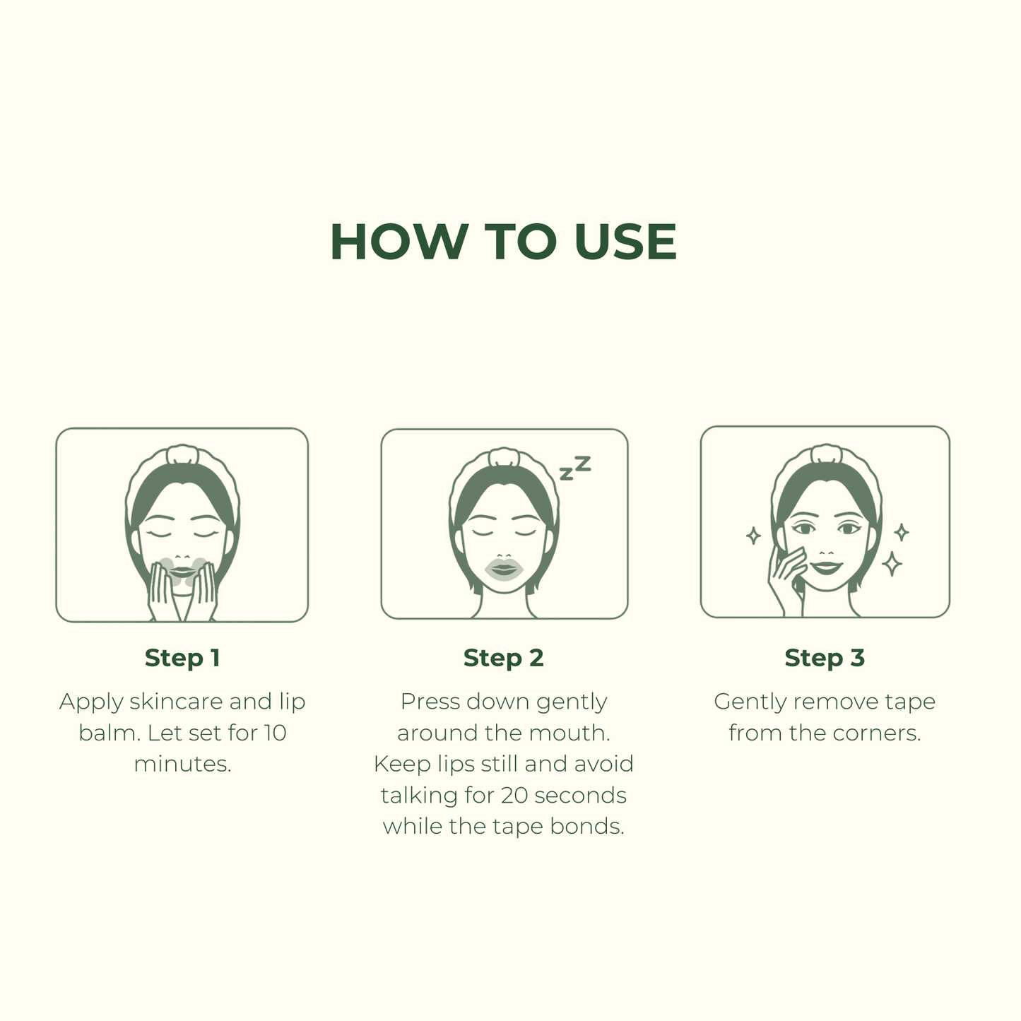 Deep Sleep Mouth Tape - Fresh Lemon (30 strips) - Hush Hour