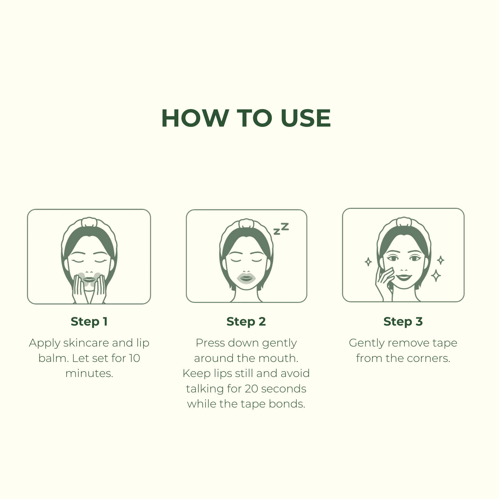 Deep Sleep Mouth Tape - Fresh Lemon (30 strips) - Hush Hour