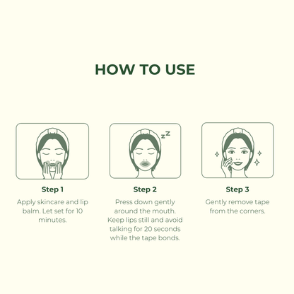 Deep Sleep Mouth Tape - Fresh Lemon (30 strips) - Hush Hour