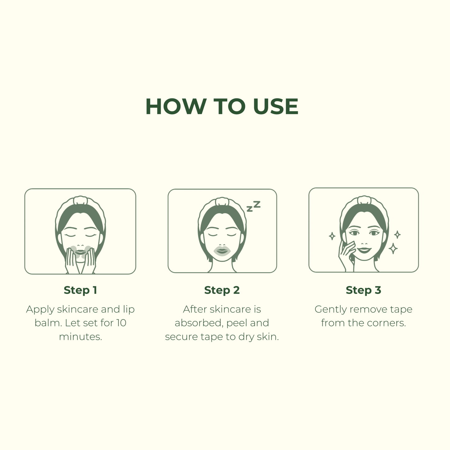 Deep Sleep Mouth Tape - Fresh Lemon Scent (30 strips) - Hush Hour