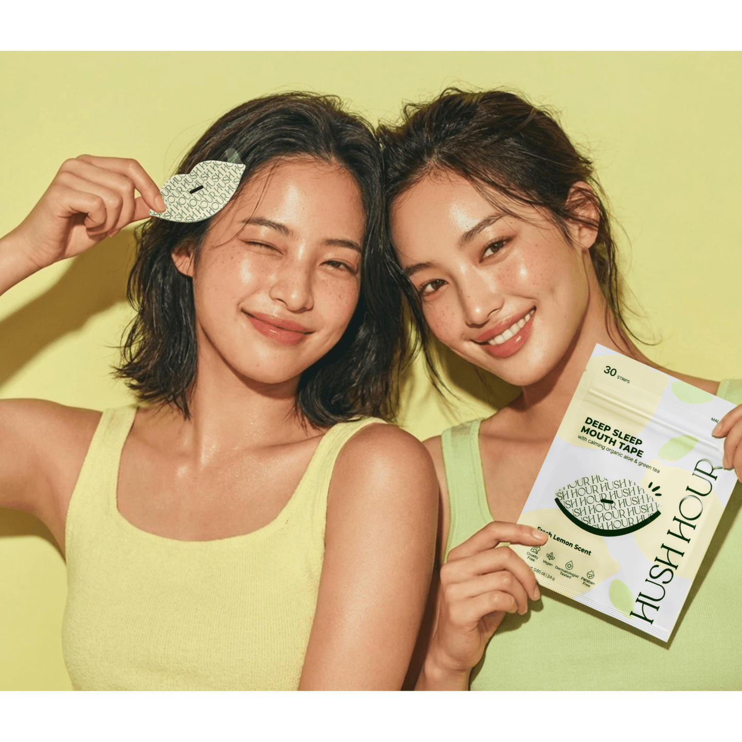 Deep Sleep Mouth Tape - Fresh Lemon Scent (30 strips) - Hush Hour