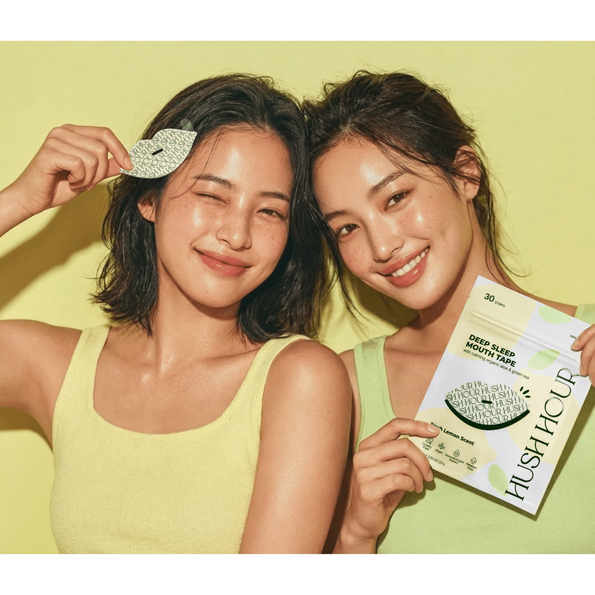 Deep Sleep Mouth Tape - Fresh Lemon Scent (30 strips) - Hush Hour