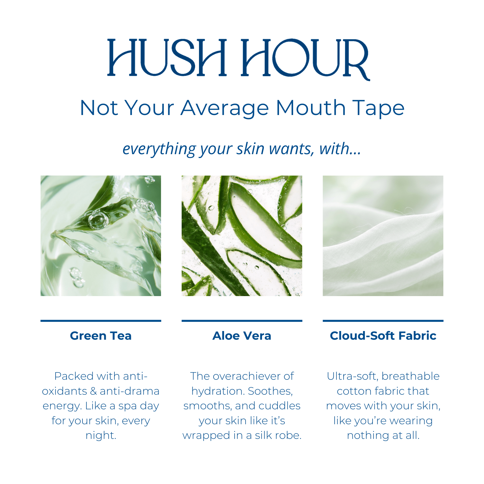 Deep Sleep Mouth Tape - Unscented (30 strips) - Hush Hour