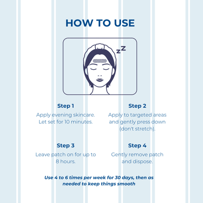 Forehead Smoothing Wrinkle Patches (40 Patches) - Hush Hour